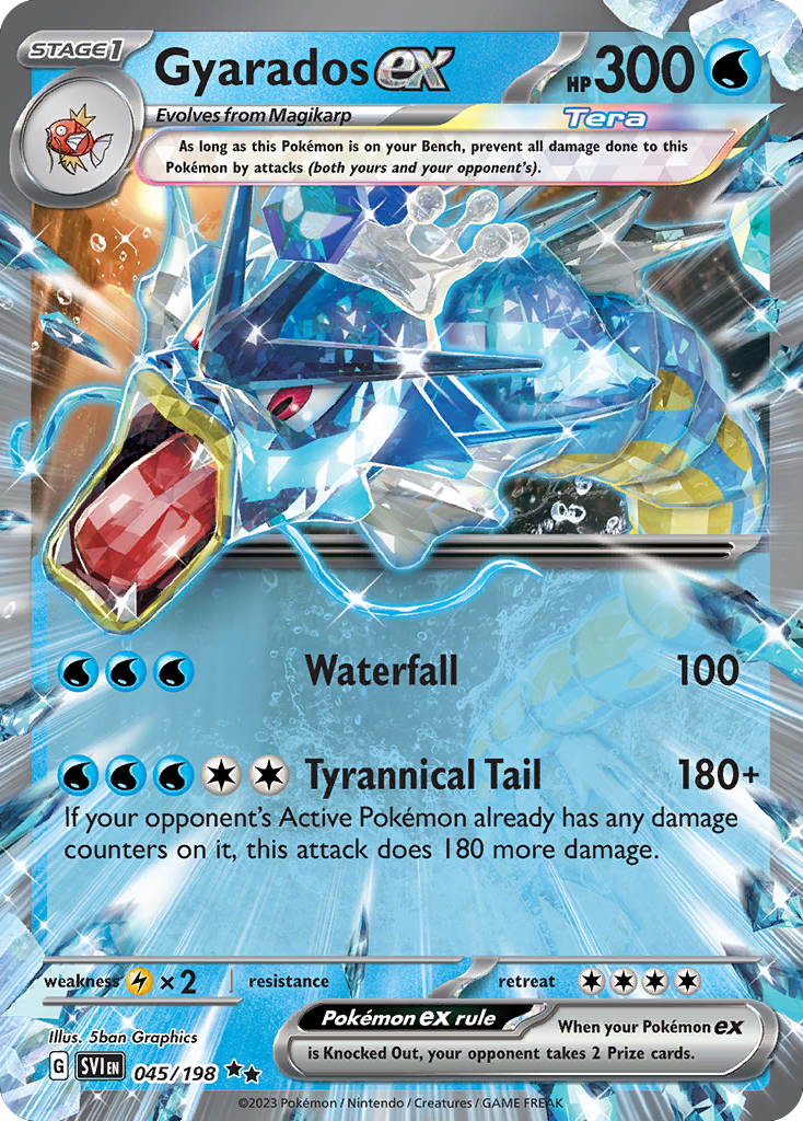 Gyarados ex (Scarlet & Violet #45) 🇺🇸