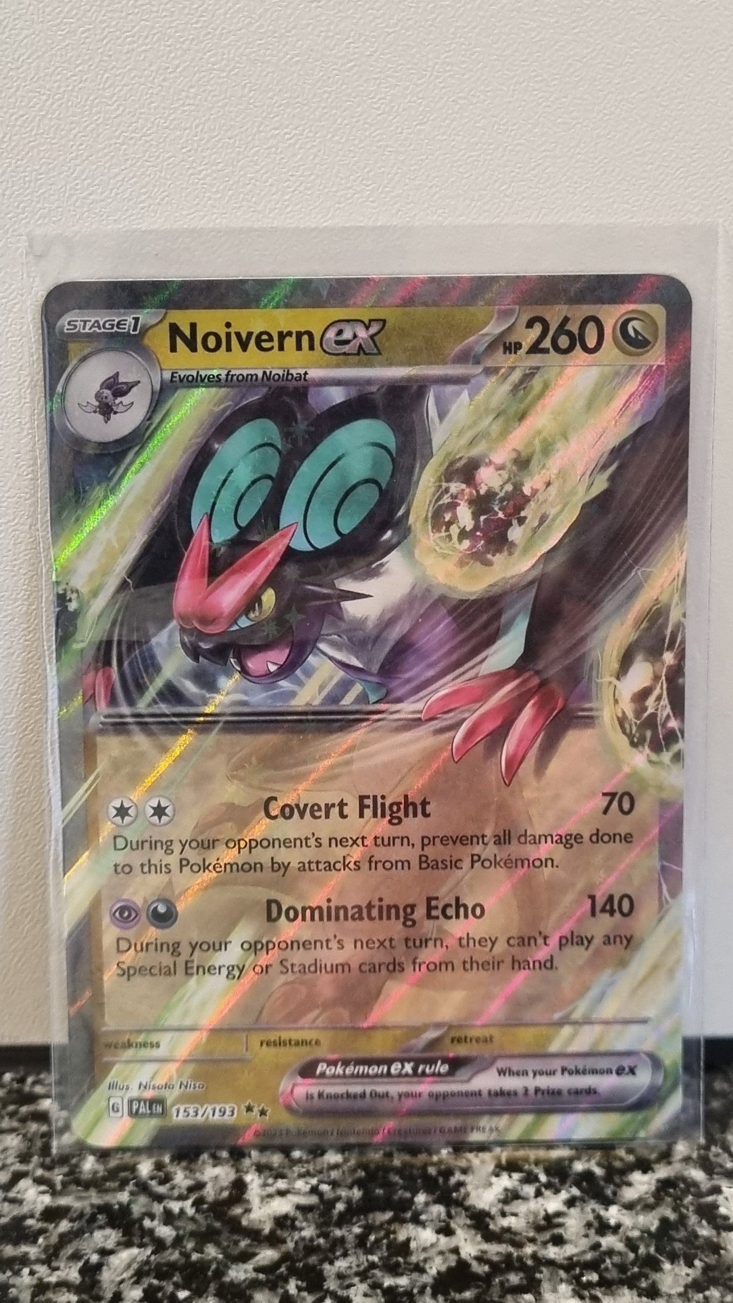 Noivern ex (Paldea Evolved #153) 🇺🇸 (Alt)