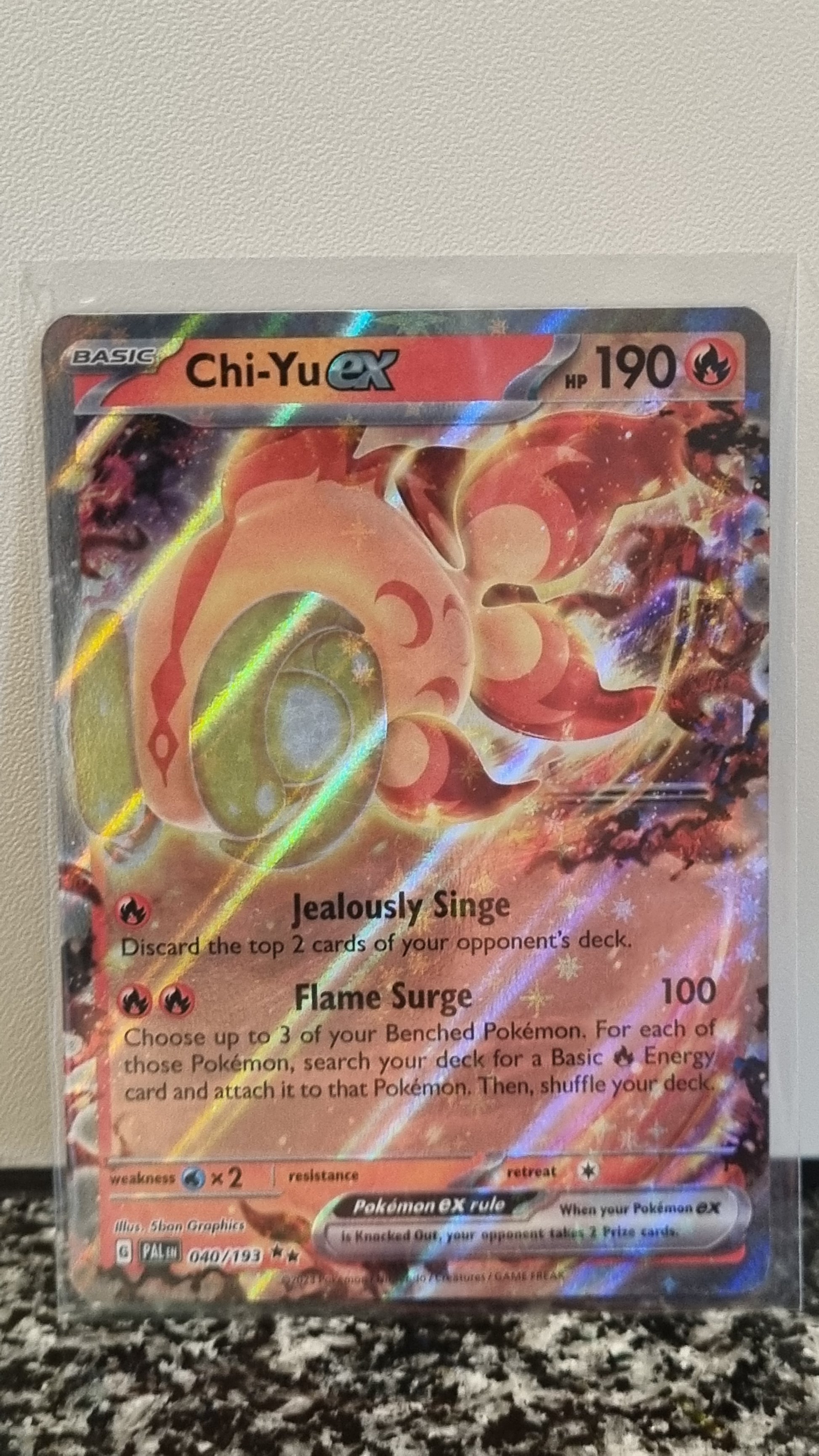 Chi-Yu ex (Paldea Evolved #40) 🇺🇸 (Alt)