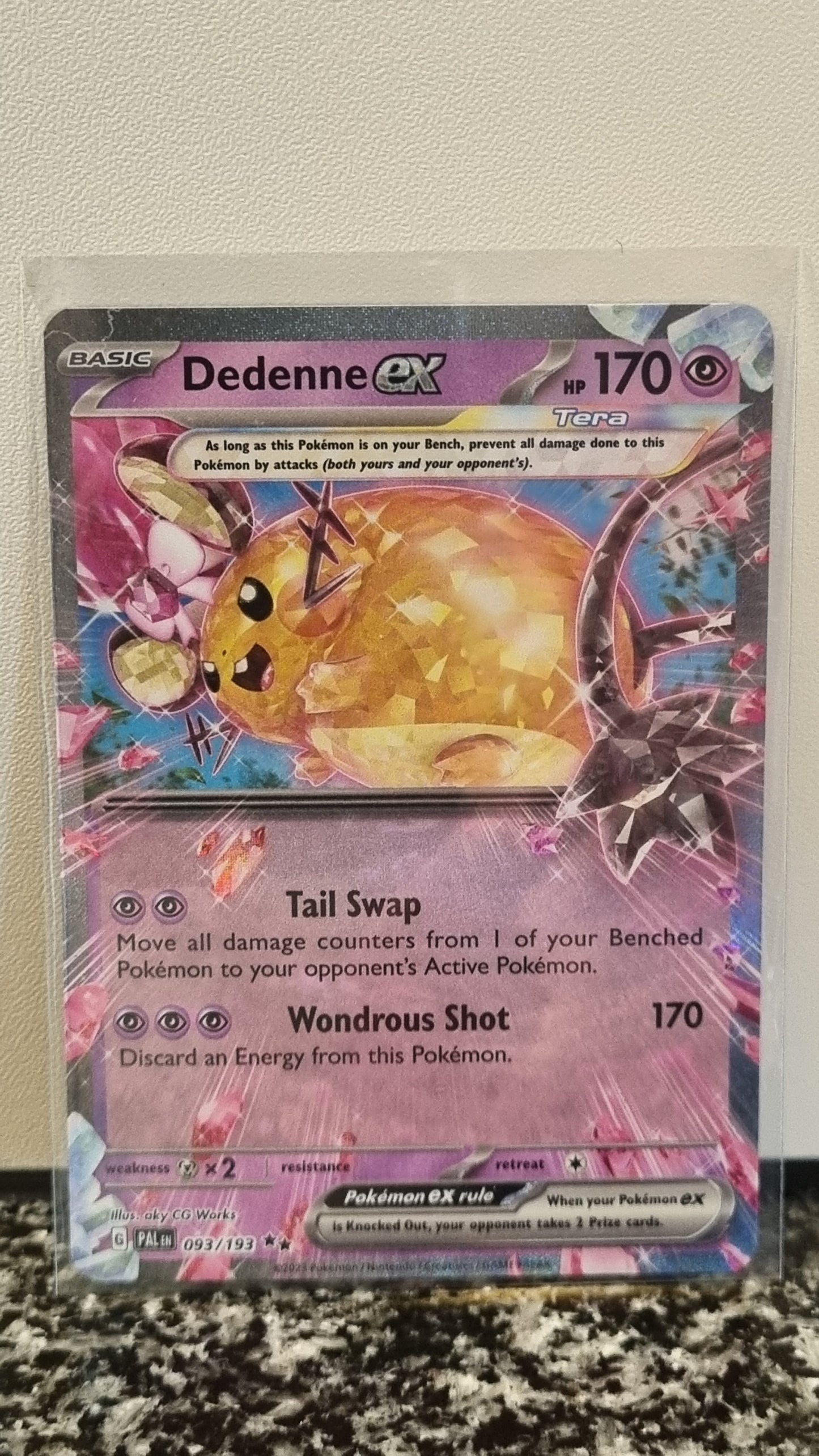 Dedenne ex (Paldea Evolved #93) 🇺🇸 (Alt)
