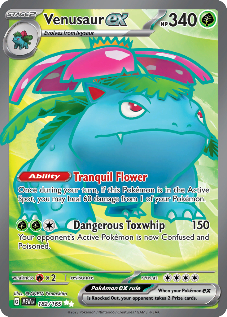 Venusaur ex (151 #182) 🇺🇸