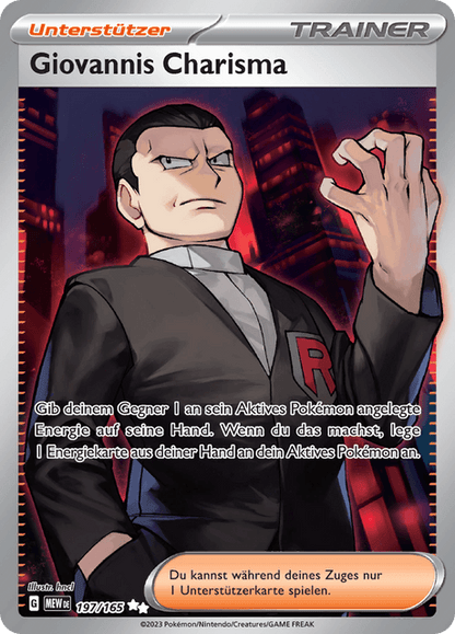 Giovanni's Charisma (151 #197) 🇨🇭🇩🇪