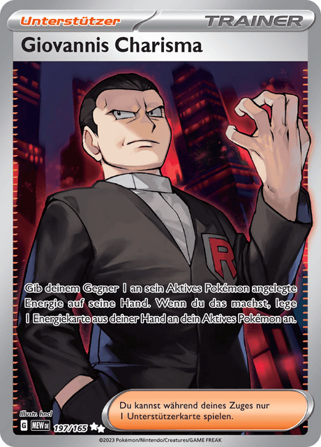 Giovanni's Charisma (151 #197) 🇨🇭🇩🇪