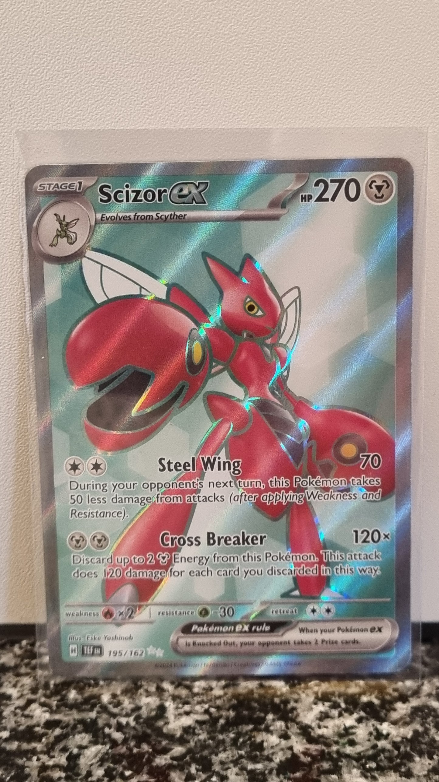 Scizor ex (Temporal Forces #195) 🇺🇸 (Alt)