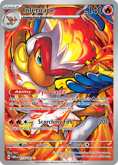 Infernape (Twilight Masquerade #173) 🇺🇸