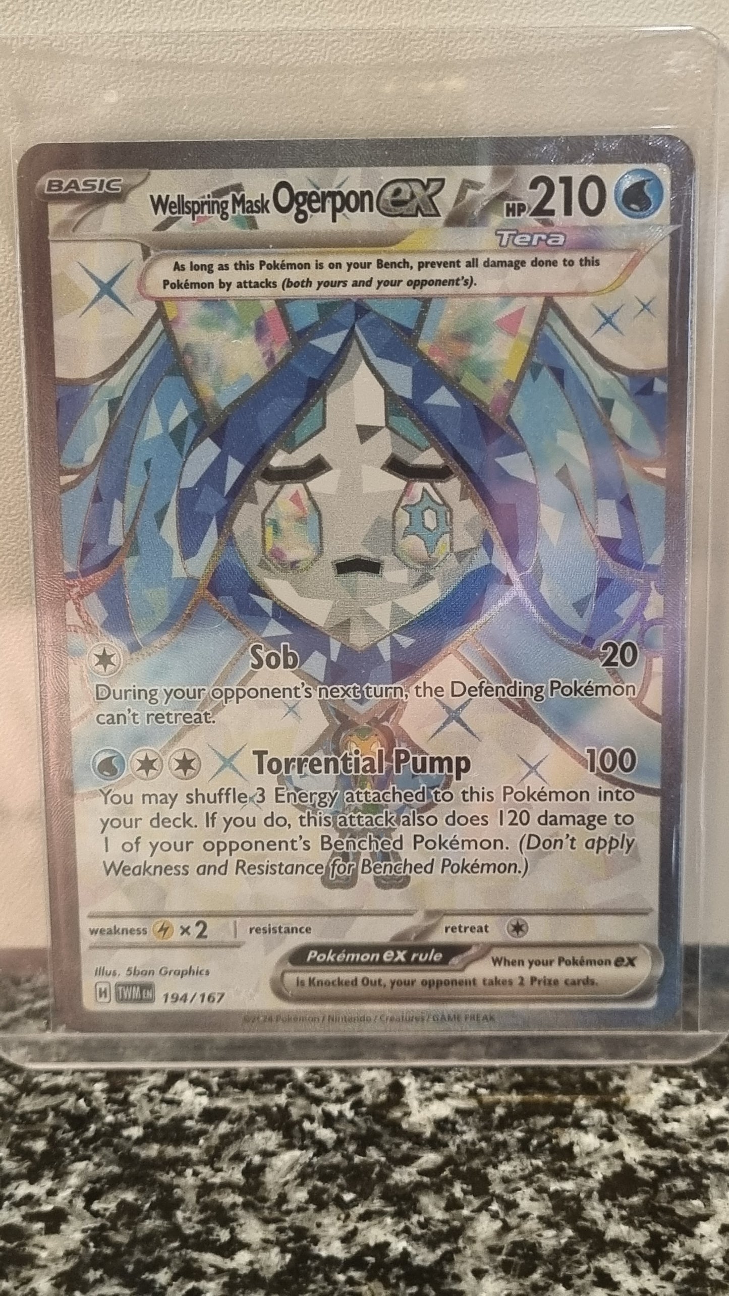 Wellspring Mask Ogerpon ex (Twilight Masquerade #194) 🇺🇸 (Alt)