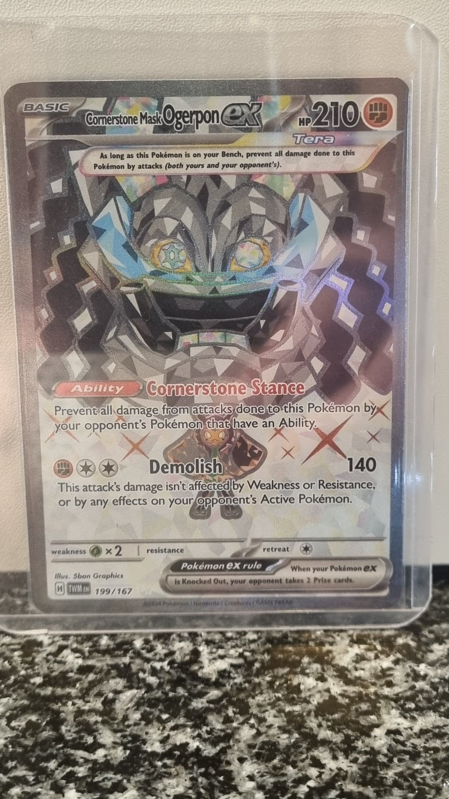 Cornerstone Mask Ogerpon ex (Twilight Masquerade #199) 🇺🇸 (Alt)