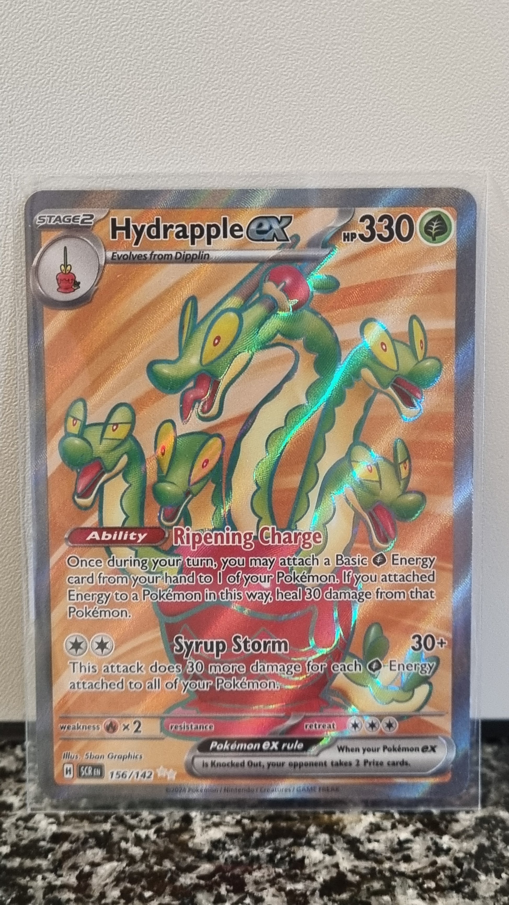 Hydrapple ex (Stellar Crown #156) 🇺🇸 (Alt)