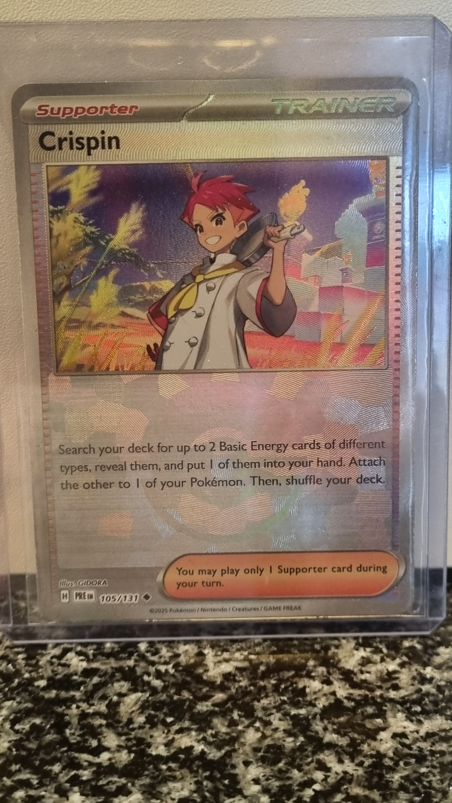 Crispin (Pokeball) (Prismatic Evolutions #105) 🇺🇸 (Alt)