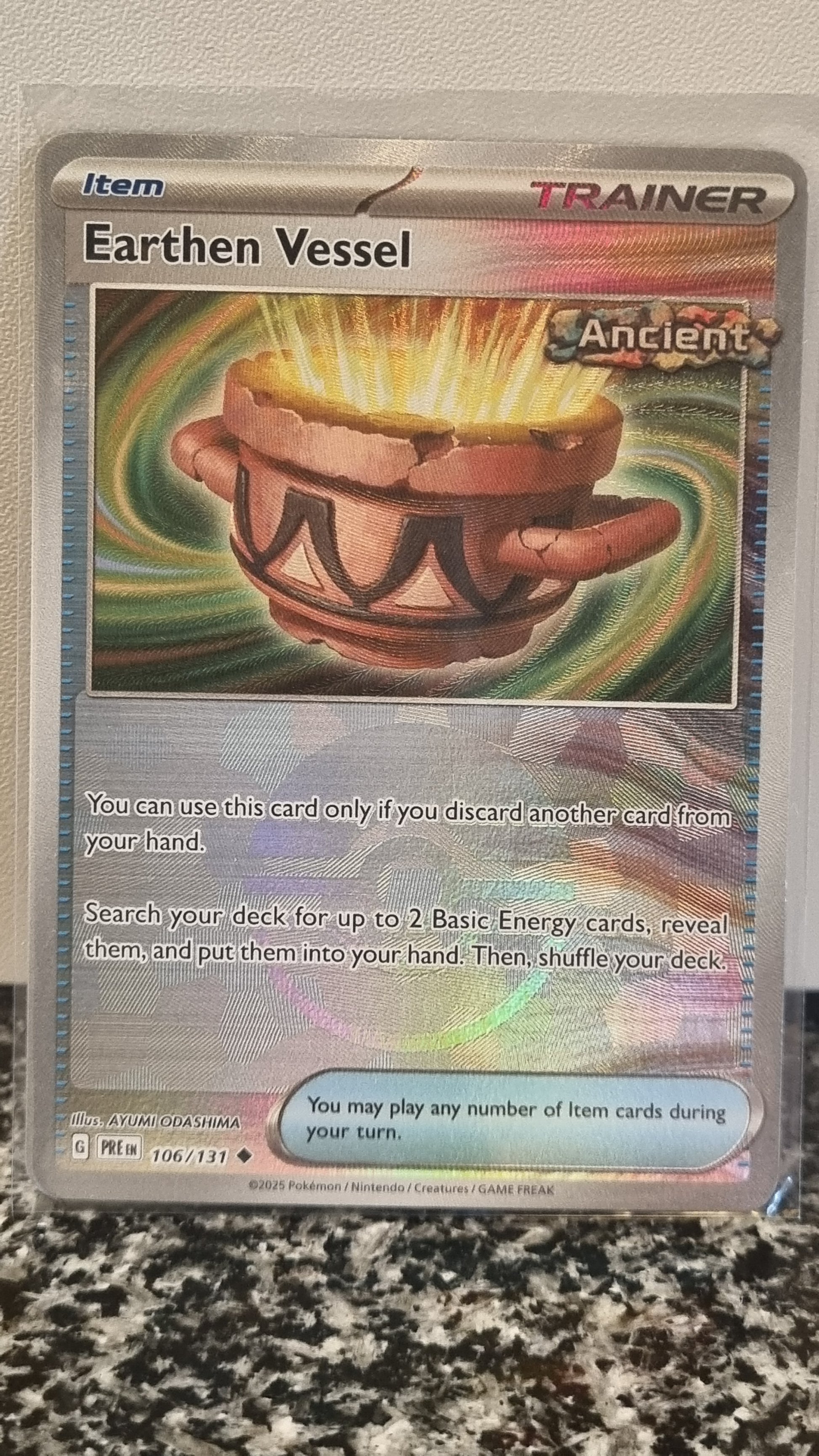 Earthen Vessel (Pokeball) (Prismatic Evolutions #106) 🇺🇸 (Alt)