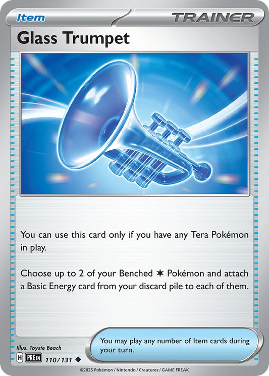 Glass Trumpet (Pokeball) (Prismatic Evolutions #110) 🇺🇸