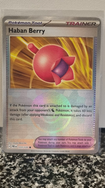 Haban Berry (Pokeball) (Prismatic Evolutions #111) 🇺🇸 (Alt)
