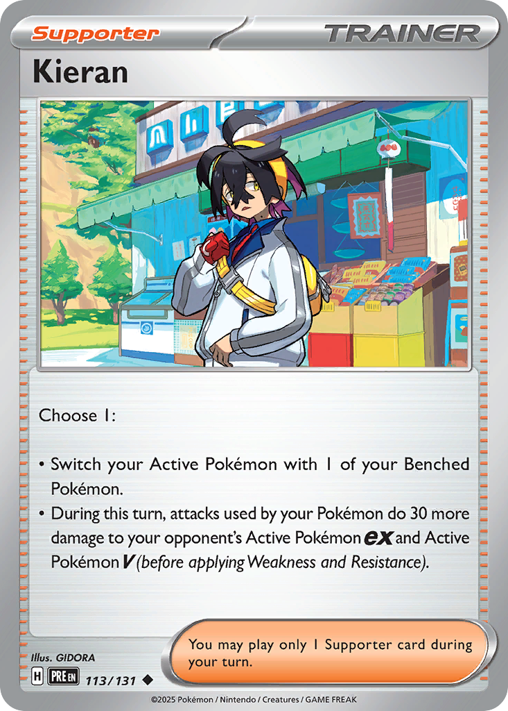 Kieran (Pokeball) (Prismatic Evolutions #113) 🇺🇸