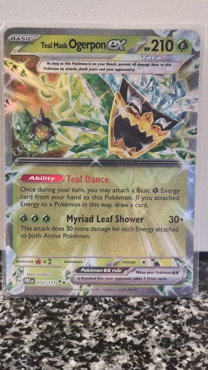 Teal Mask Ogerpon ex (Prismatic Evolutions #12) 🇺🇸 (Alt)