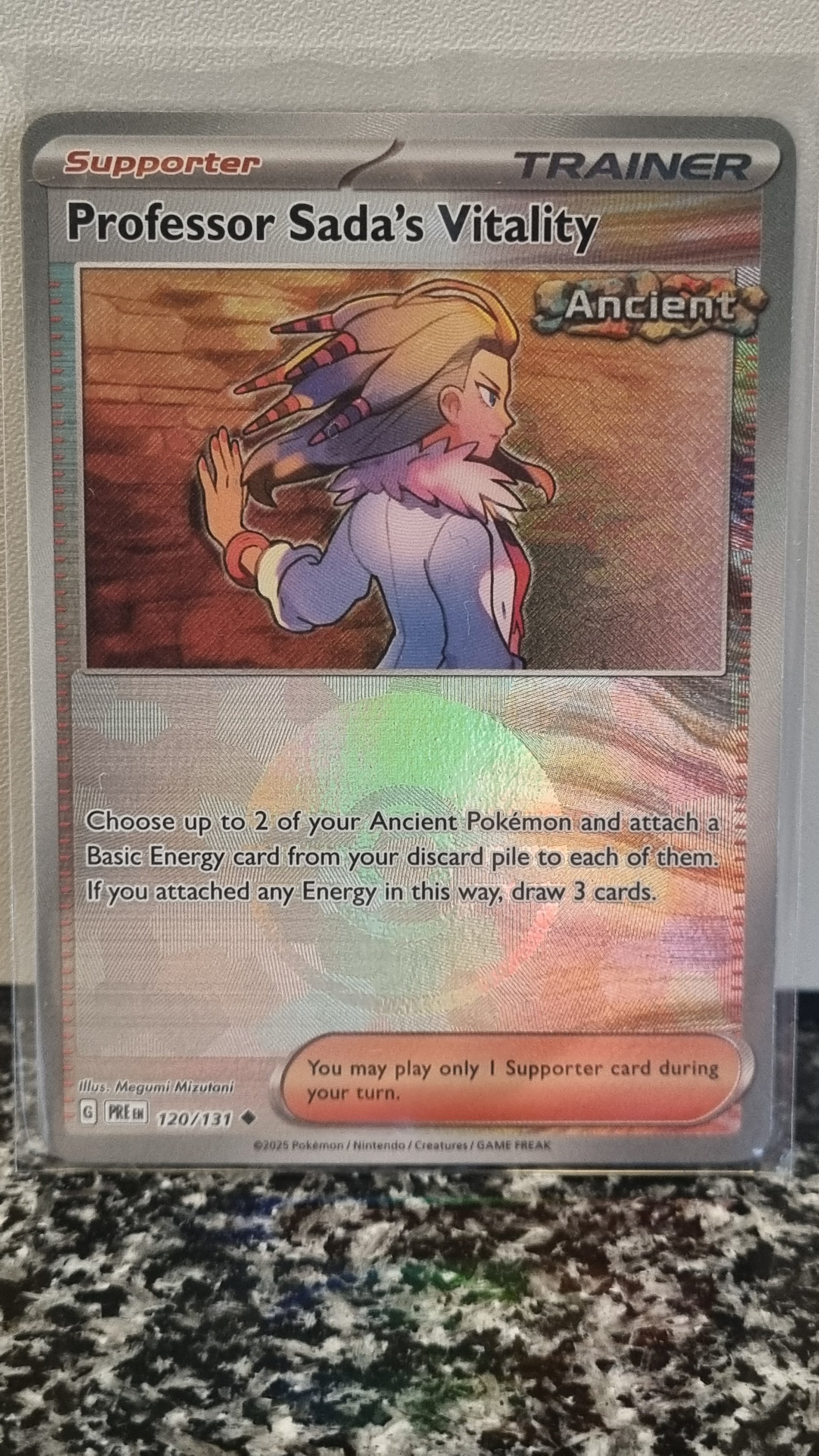 Professor Sada’s Vitality (Pokeball) (Prismatic Evolutions #120) 🇺🇸 (Alt)