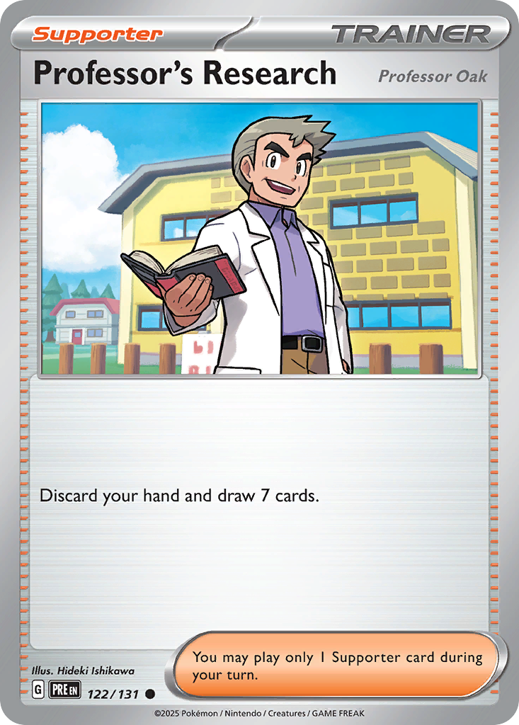 Professor’s Research Professor Oak (Pokeball) (Prismatic Evolutions #122) 🇺🇸
