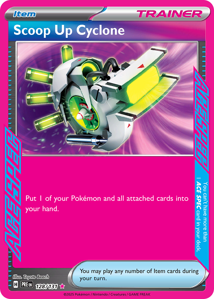 Scoop Up Cyclone (Prismatic Evolutions #128) 🇺🇸