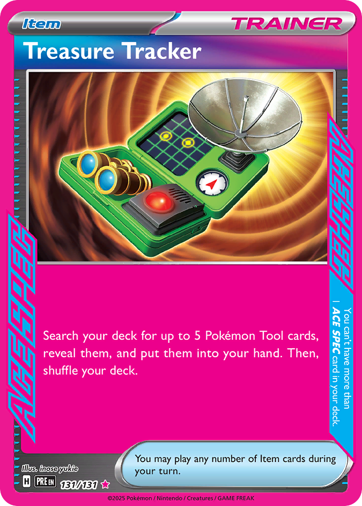 Treasure Tracker (Prismatic Evolutions #131) 🇺🇸