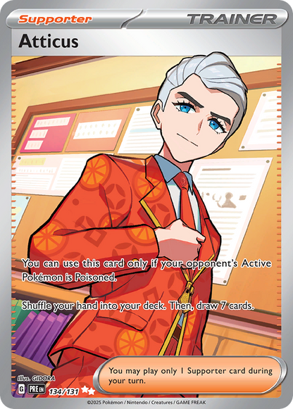 Atticus (Prismatic Evolutions #134) 🇺🇸