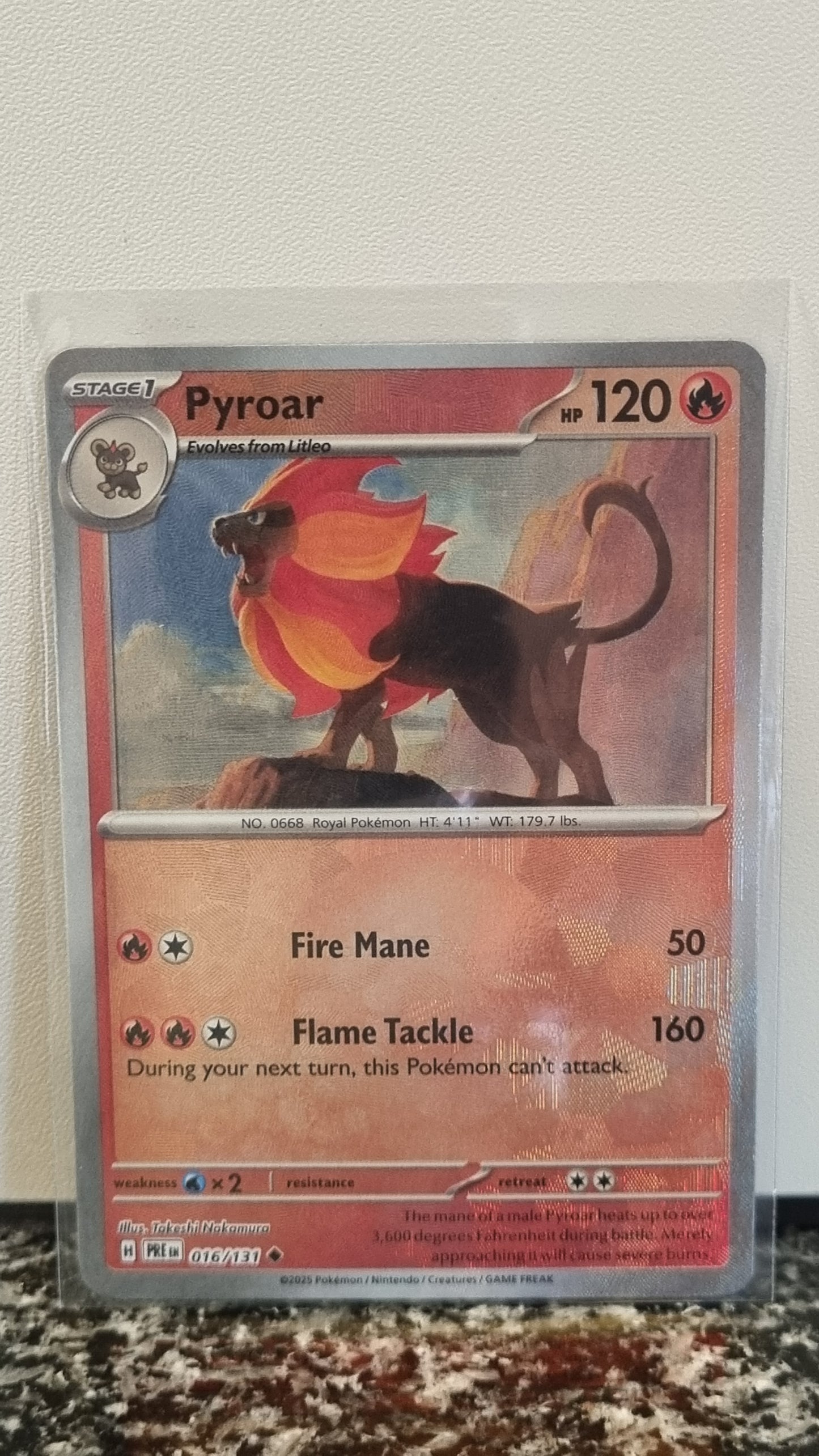 Pyroar (Pokeball) (Prismatic Evolutions #16) 🇺🇸 (Alt)