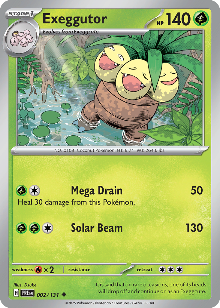 Exeggutor (Masterball) (Prismatic Evolutions #2) 🇺🇸