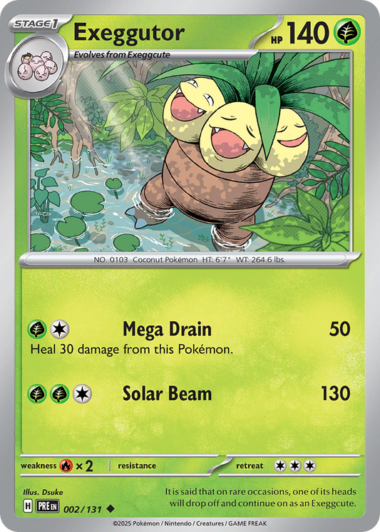 Exeggutor (Masterball) (Prismatic Evolutions #2) 🇺🇸