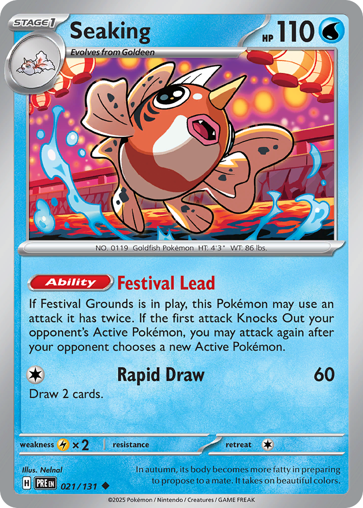 Seaking (Pokeball) (Prismatic Evolutions #21) 🇺🇸