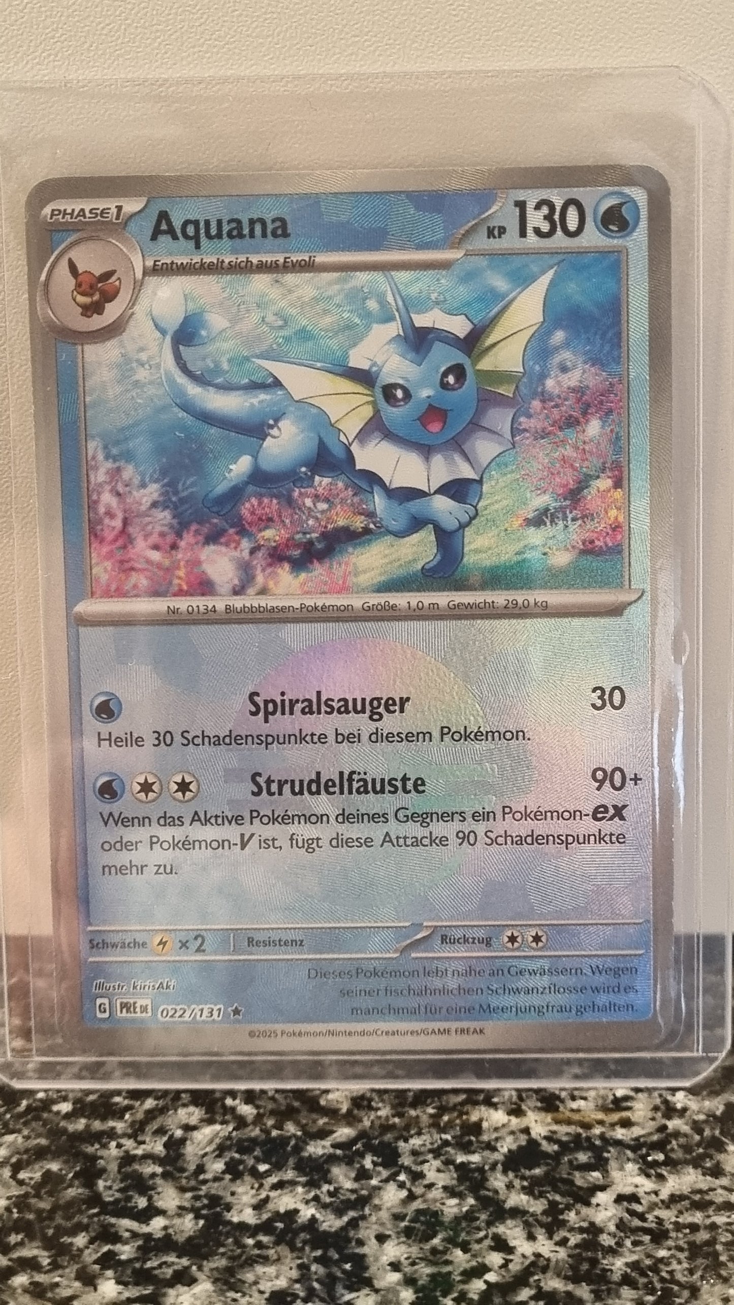 Aquana (Pokeball) (Prismatic Evolutions #22) 🇨🇭🇩🇪 (Alt)