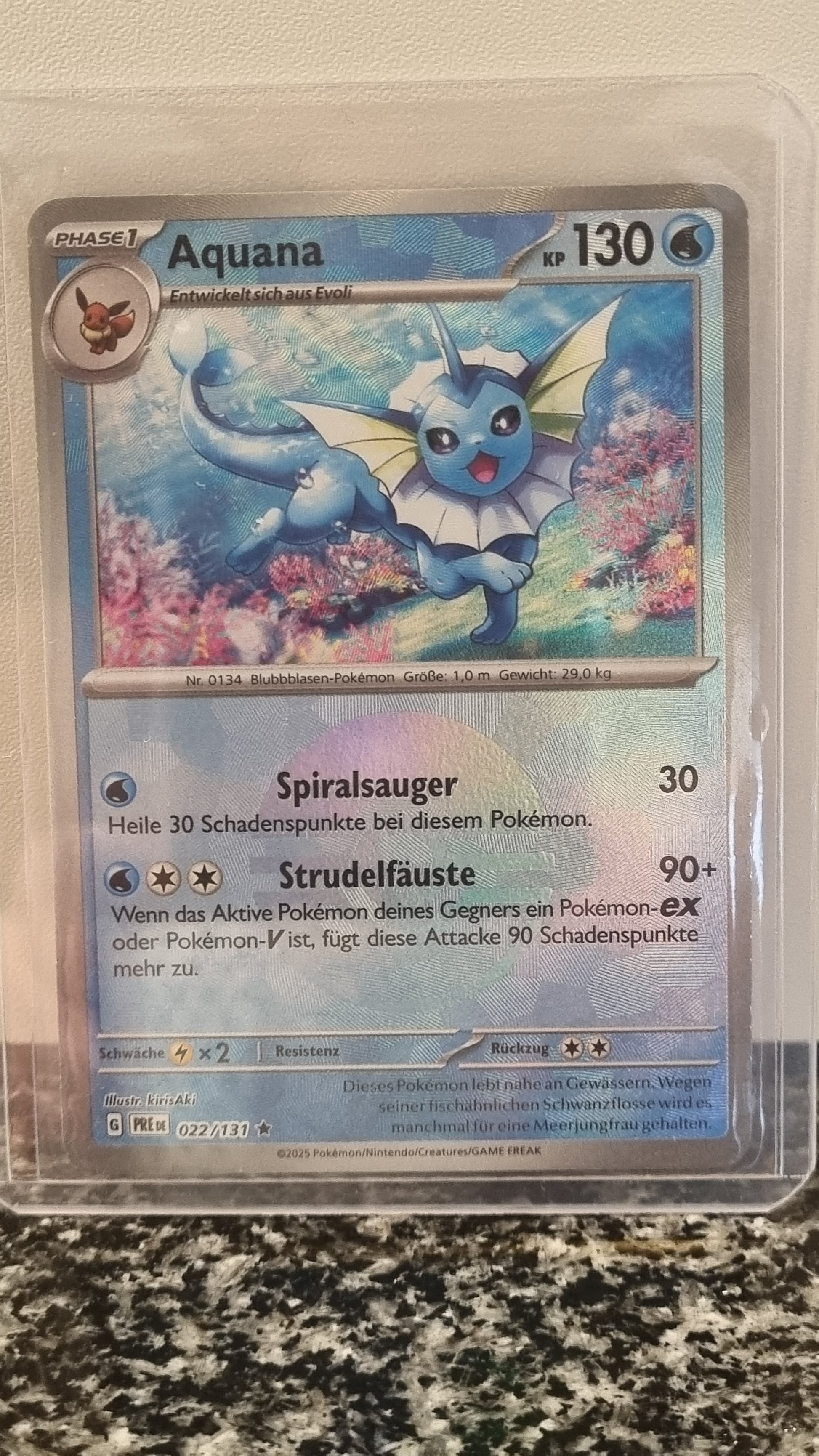 Aquana (Pokeball) (Prismatic Evolutions #22) 🇨🇭🇩🇪 (Alt)