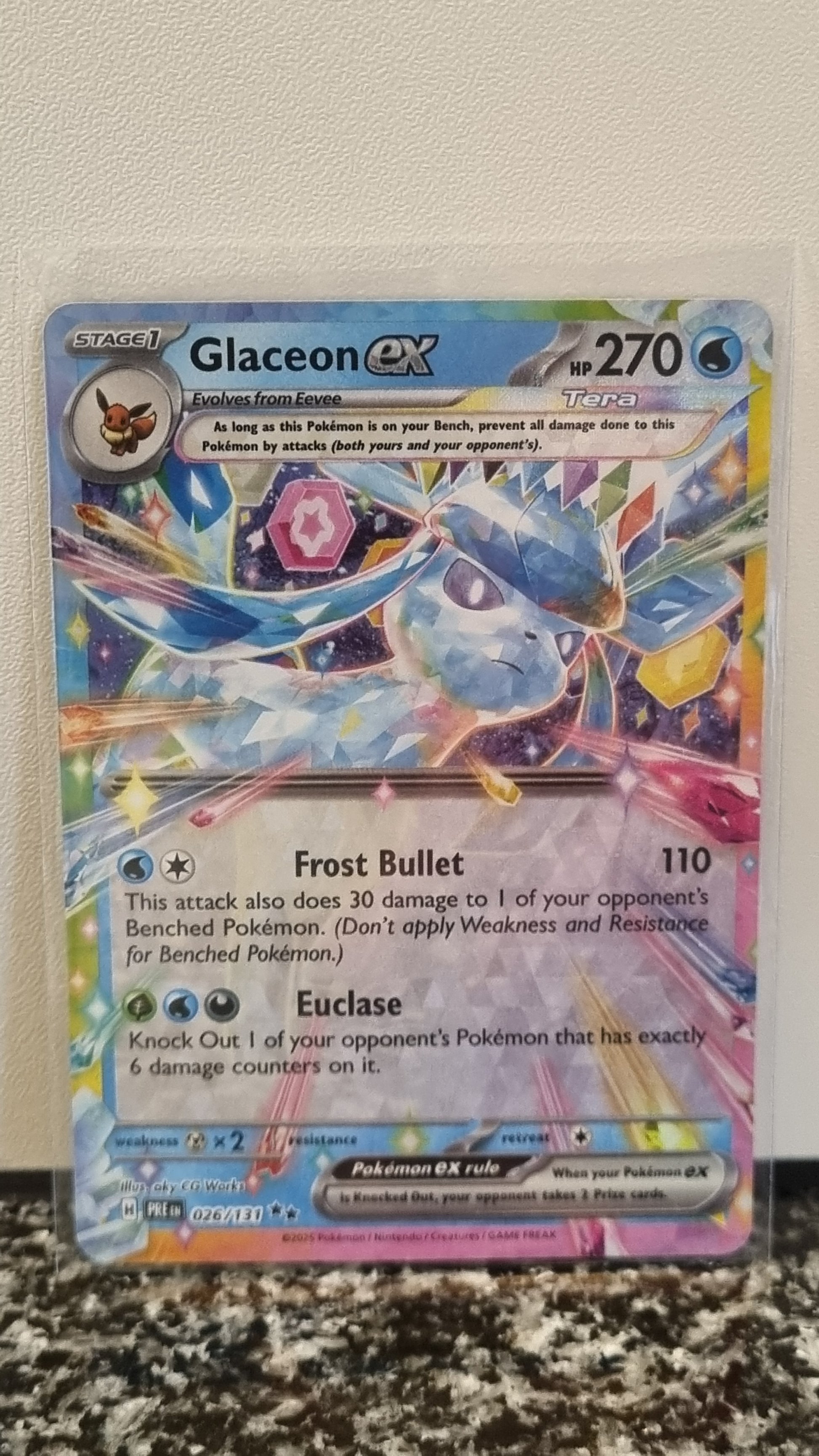 Glaceon ex (Prismatic Evolutions #26) 🇺🇸 (Alt)