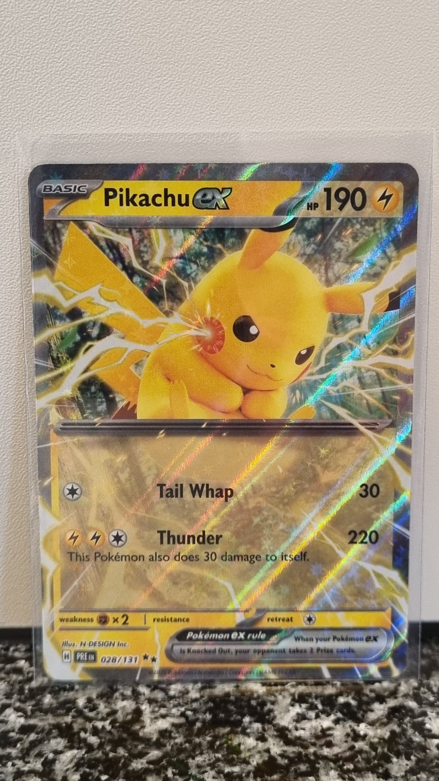 Pikachu ex (Prismatic Evolutions #28) 🇺🇸 (Alt)