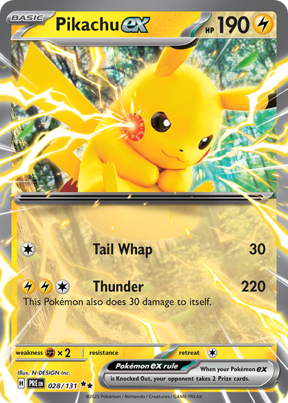 Pikachu ex (Prismatic Evolutions #28) 🇺🇸