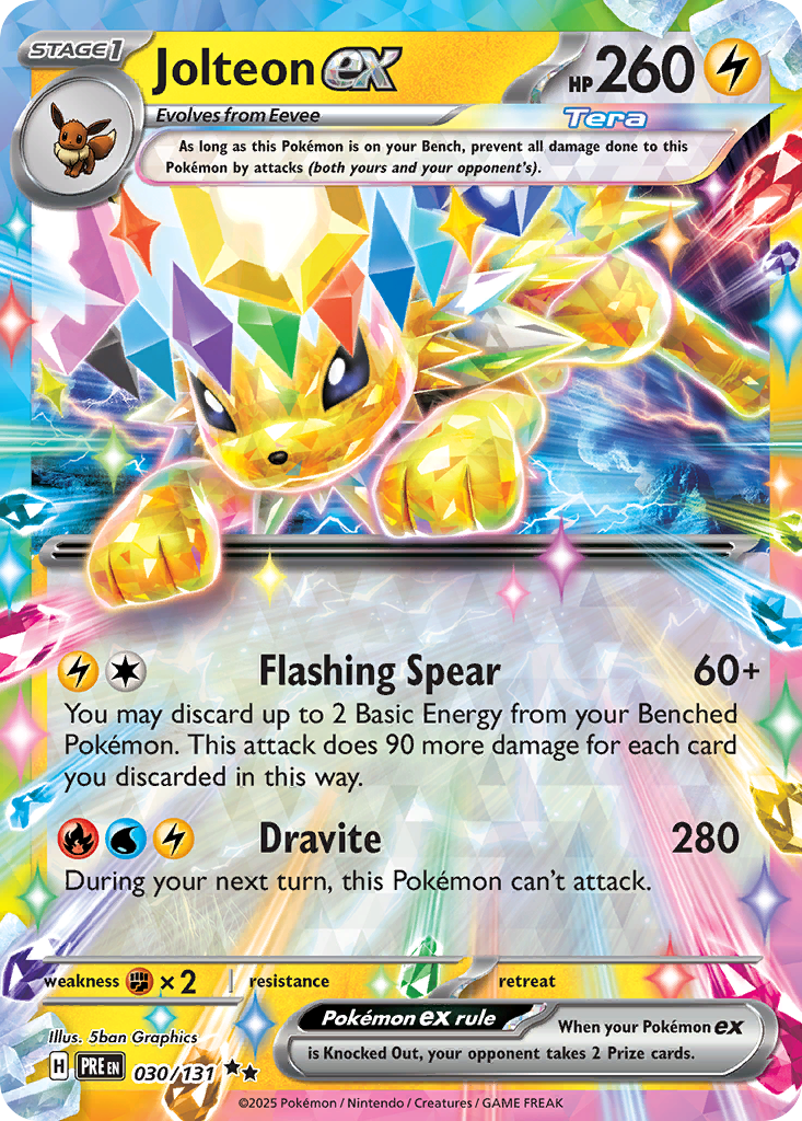 Jolteon ex (Prismatic Evolutions #30) 🇺🇸
