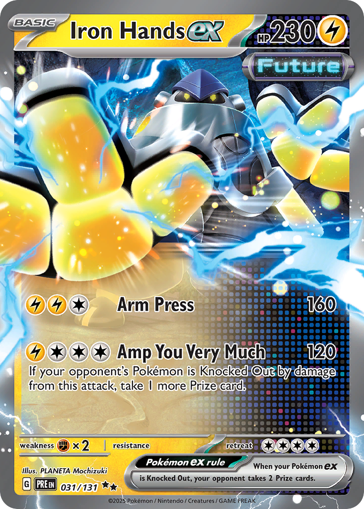 Iron Hands ex (Prismatic Evolutions #31) 🇺🇸