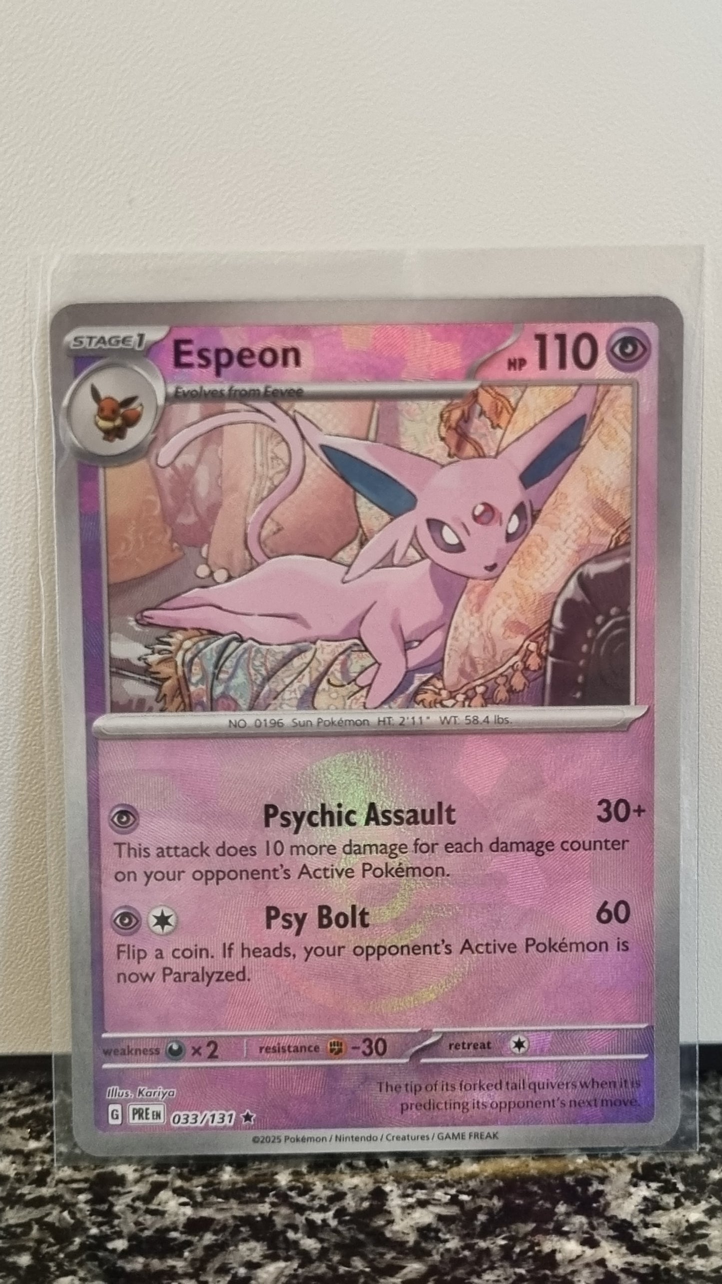 Espeon (Pokeball) (Prismatic Evolutions #33) 🇺🇸 (Alt)