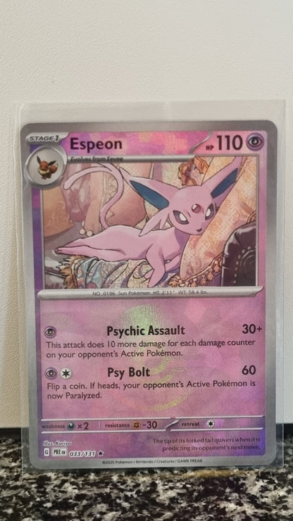 Espeon (Pokeball) (Prismatic Evolutions #33) 🇺🇸 (Alt)