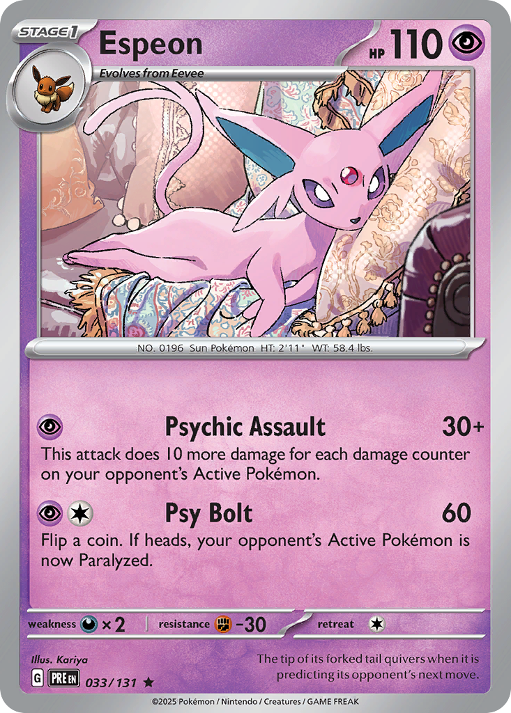 Espeon (Pokeball) (Prismatic Evolutions #33) 🇺🇸