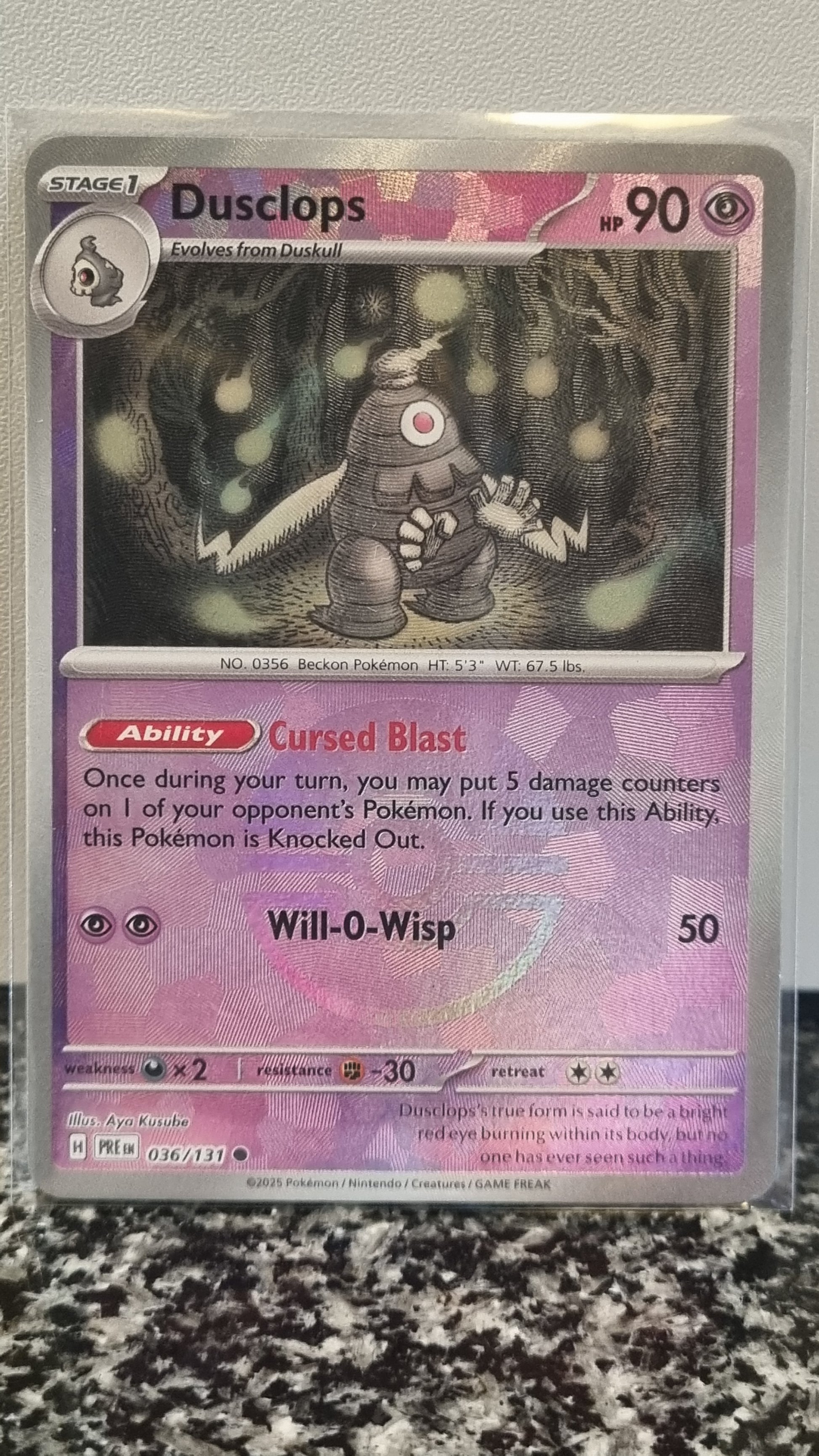 Dusclops (Pokeball) (Prismatic Evolutions #36) 🇺🇸 (Alt)