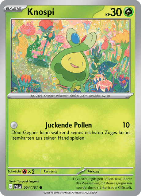 Knospi (Masterball) (Prismatic Evolutions #4) 🇨🇭🇩🇪