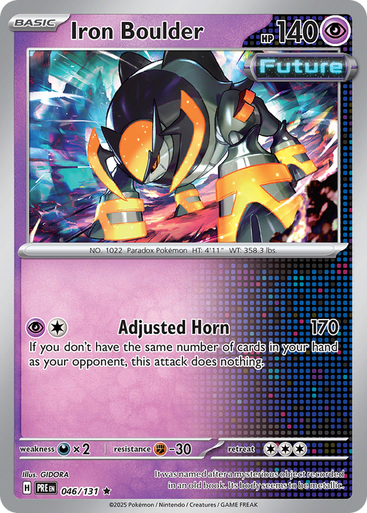 Iron Boulder (Pokeball) (Prismatic Evolutions #46) 🇺🇸