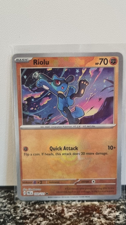 Riolu (Pokeball) (Prismatic Evolutions #50) 🇺🇸 (Alt)