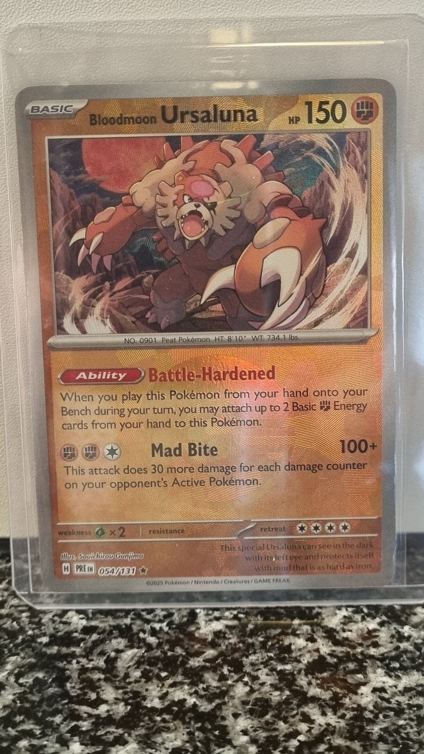Bloodmoon Ursaluna (Pokeball) (Prismatic Evolutions #54) 🇺🇸 (Alt)