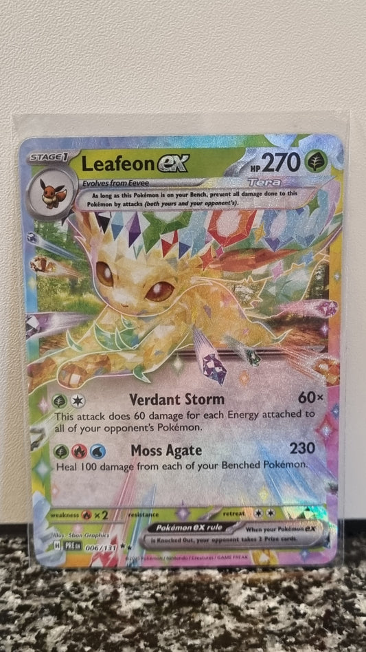 Leafeon ex (Prismatic Evolutions #6) 🇺🇸 (Alt)
