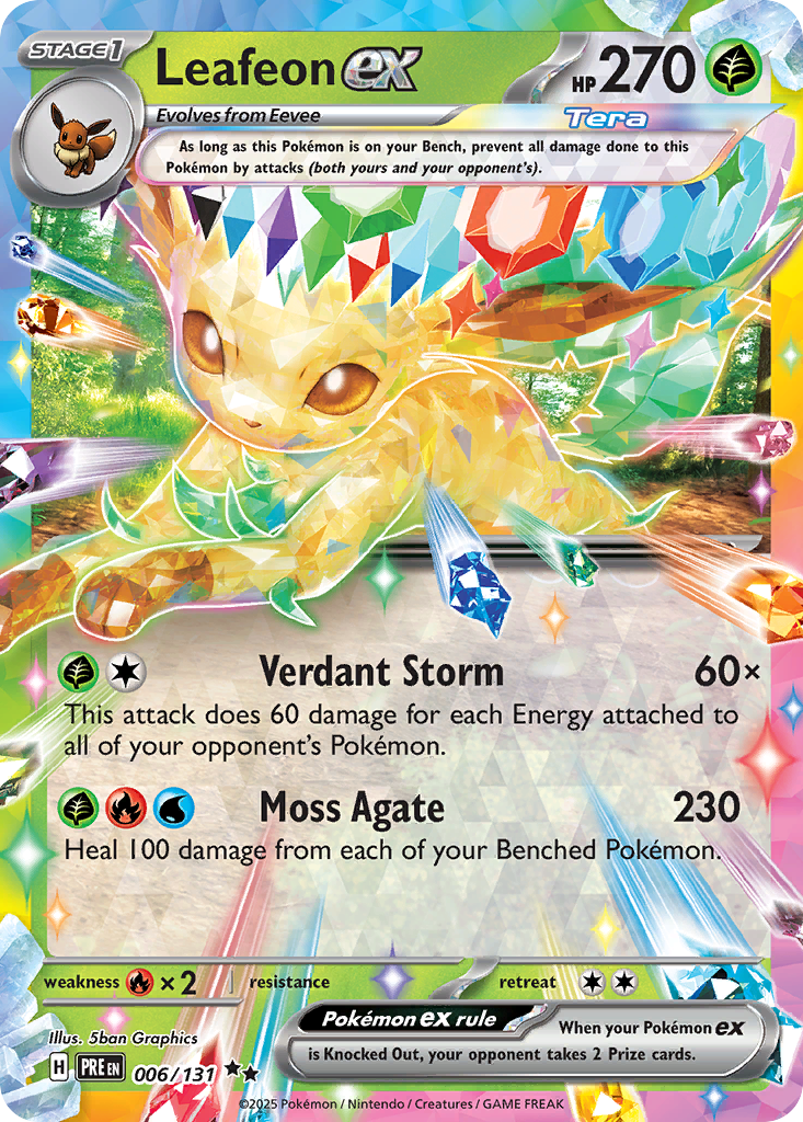 Leafeon ex (Prismatic Evolutions #6) 🇺🇸