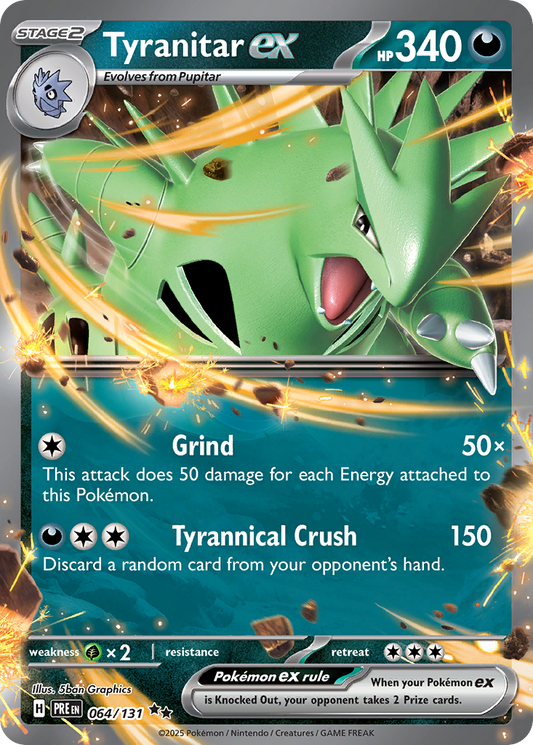 Tyranitar ex (Prismatic Evolutions #64) 🇺🇸