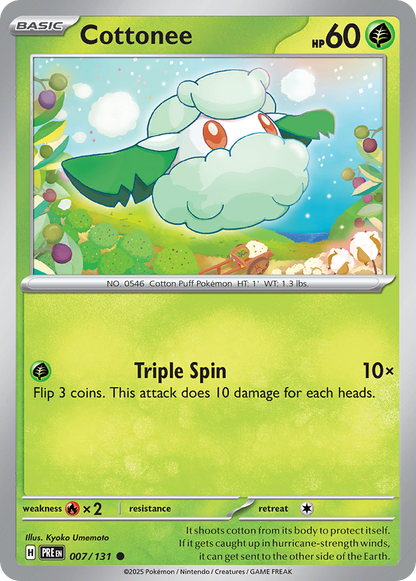Cottonee (Pokeball) (Prismatic Evolutions #7) 🇺🇸