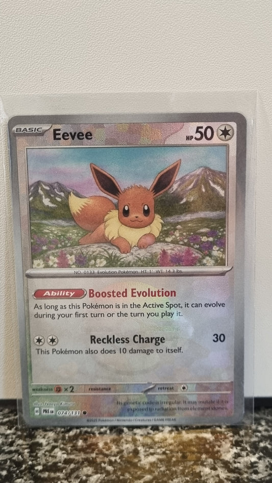 Eevee (Pokeball) (Prismatic Evolutions #74) 🇺🇸 (Alt)