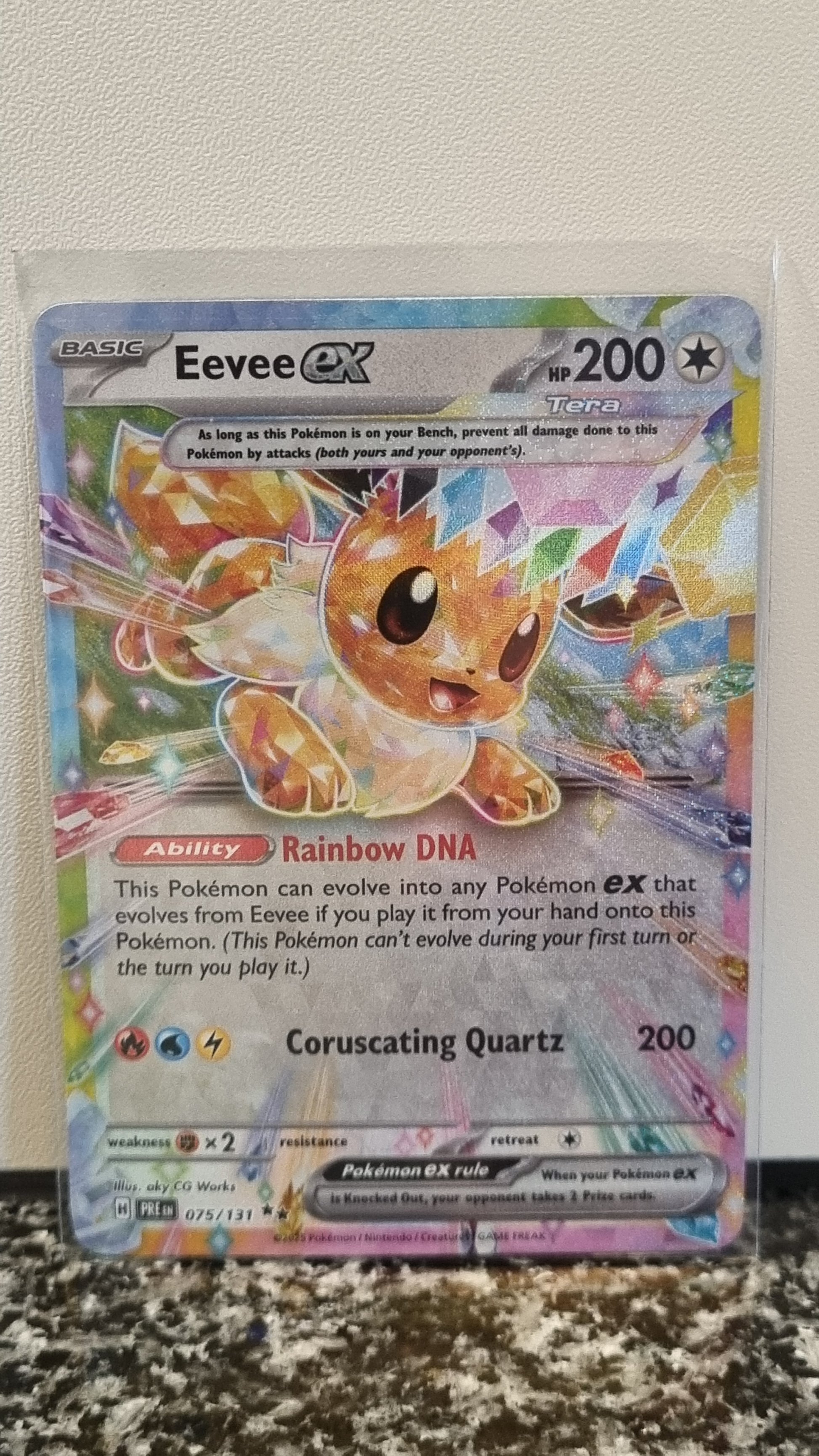 Eevee ex (Prismatic Evolutions #75) 🇺🇸 (Alt)