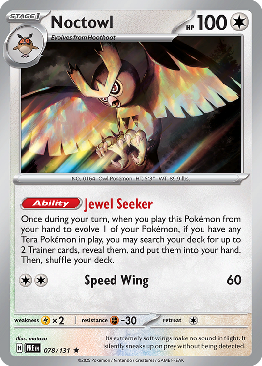 Noctowl (Pokeball) (Prismatic Evolutions #78) 🇺🇸