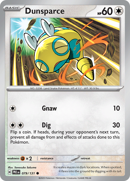 Dunsparce (Pokeball) (Prismatic Evolutions #79) 🇺🇸